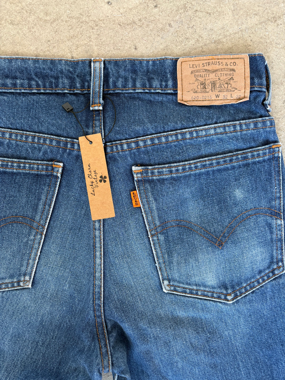 1980s Levi's Orange Tab 620 Straight Leg Jean