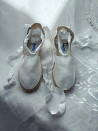 2000s White Espadrille Shoes