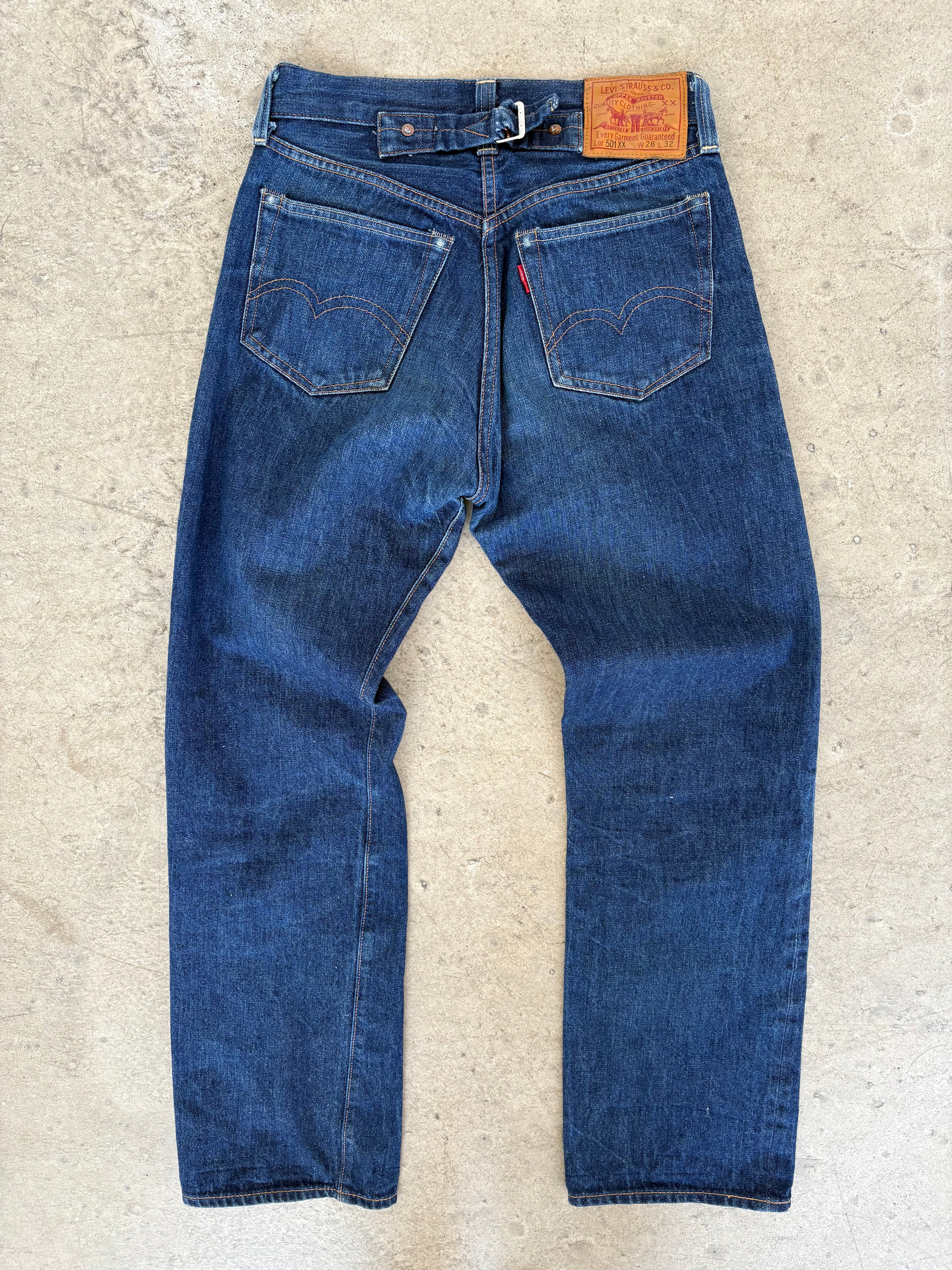 Reproduction Levi's 501XX Buckle Back Jeans