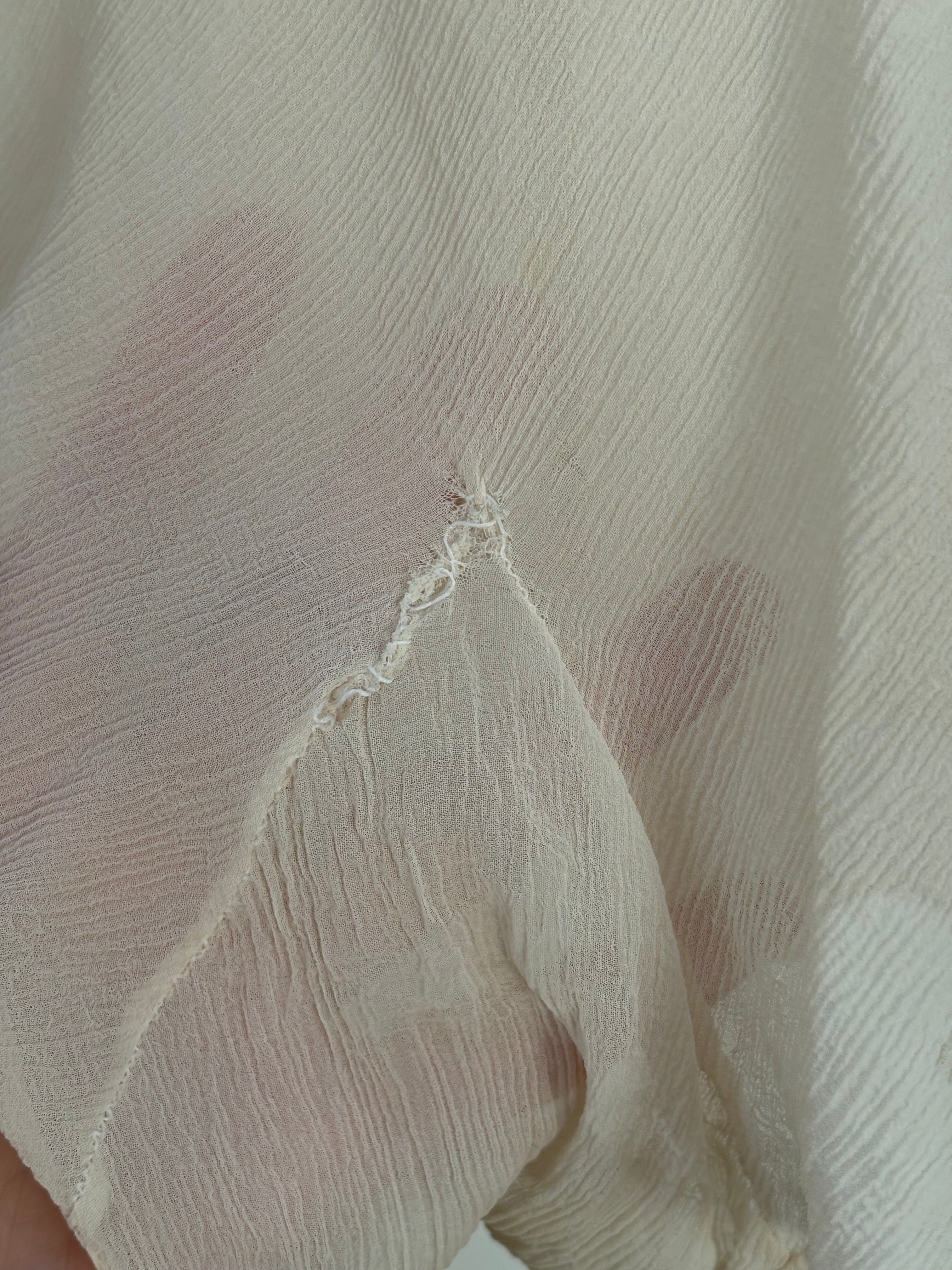 1930s Silk Chiffon Step-In