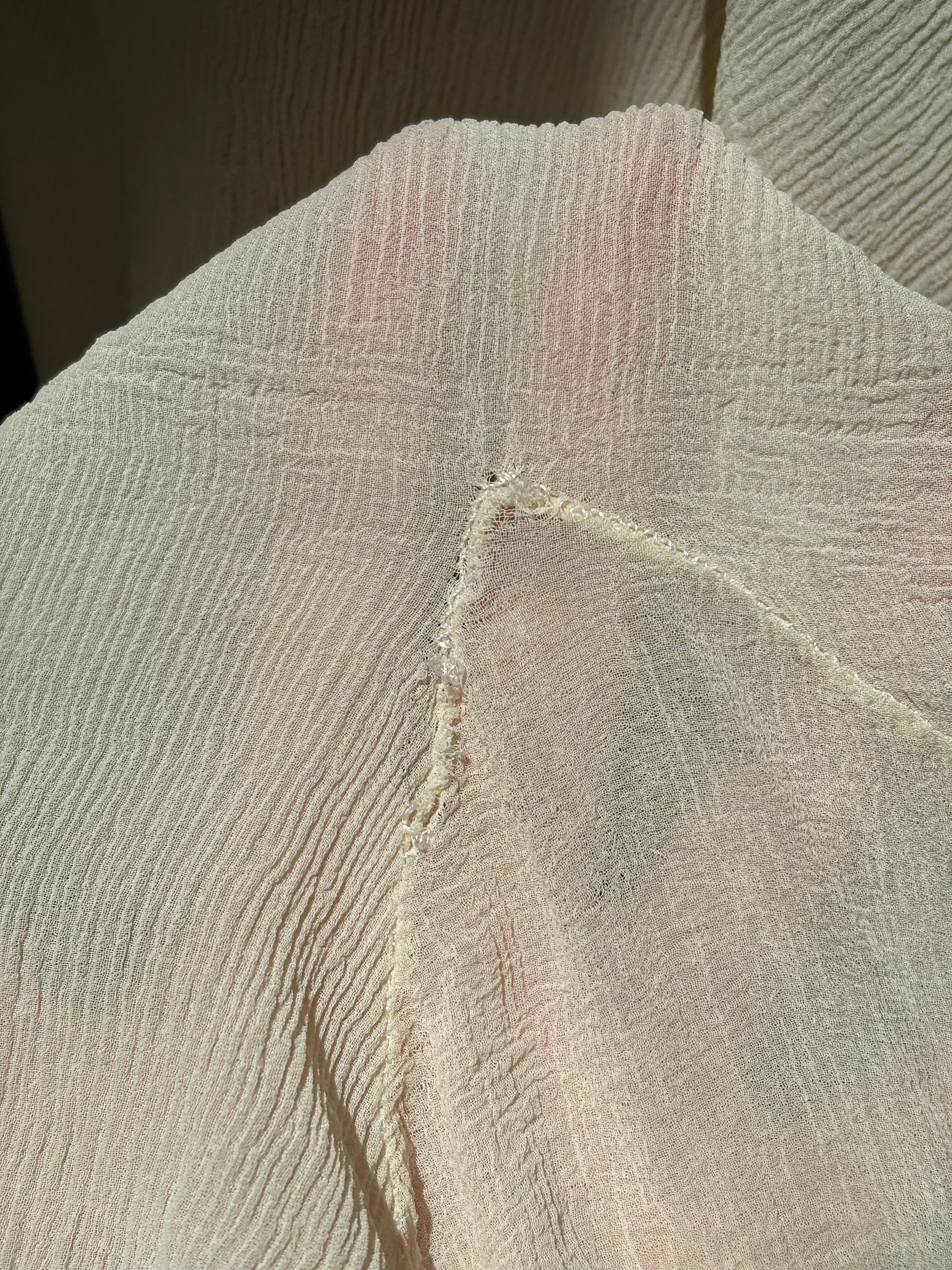 1930s Silk Chiffon Step-In