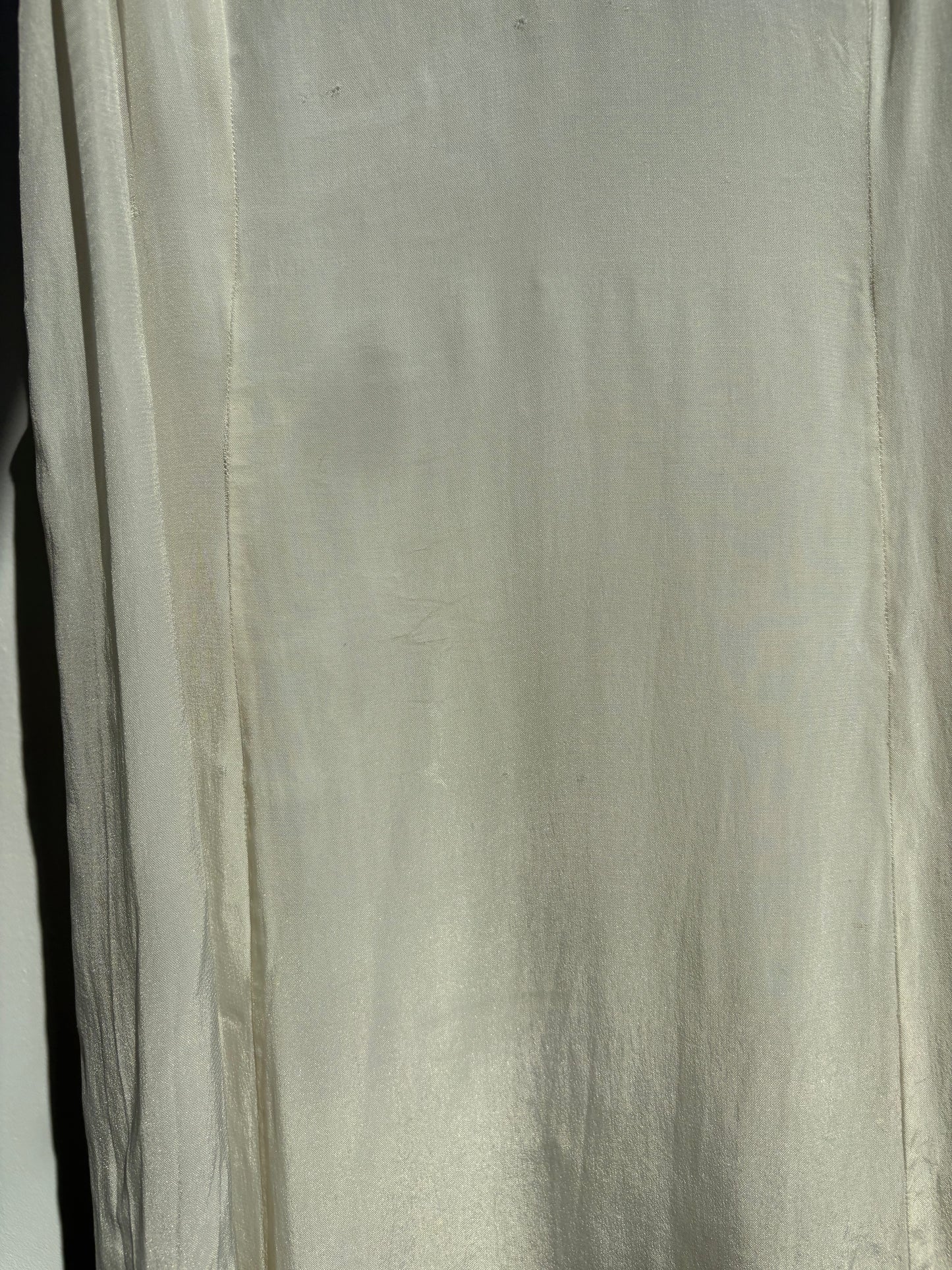 1930s Rayon Crepe Embroidered Slip