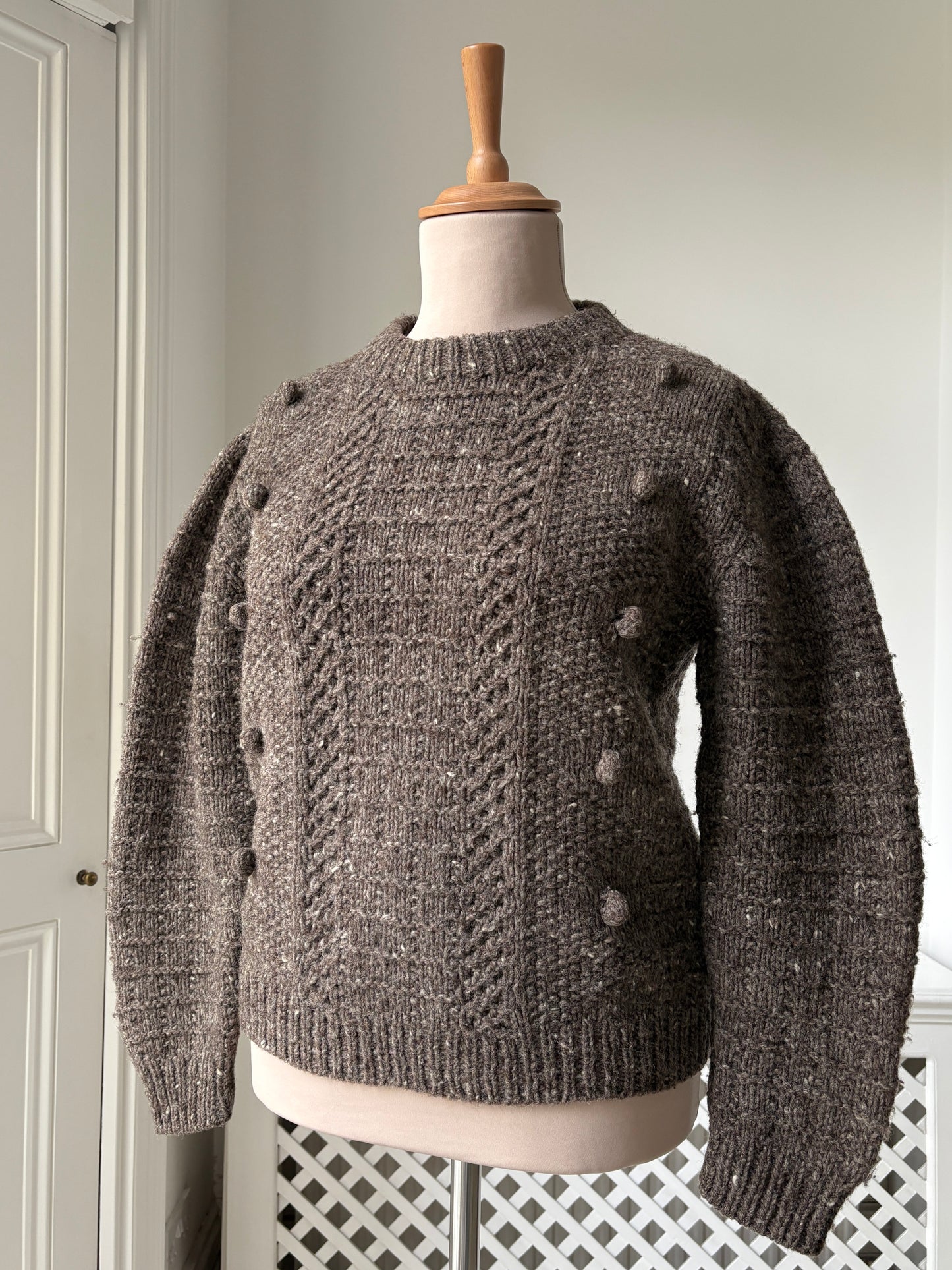 1990s Chunky Brown Wool Sweater