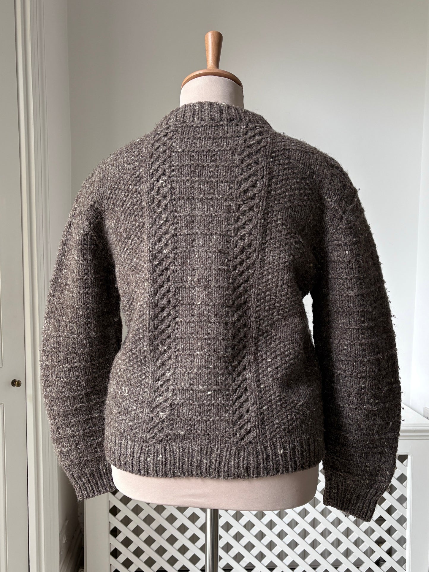 1990s Chunky Brown Wool Sweater