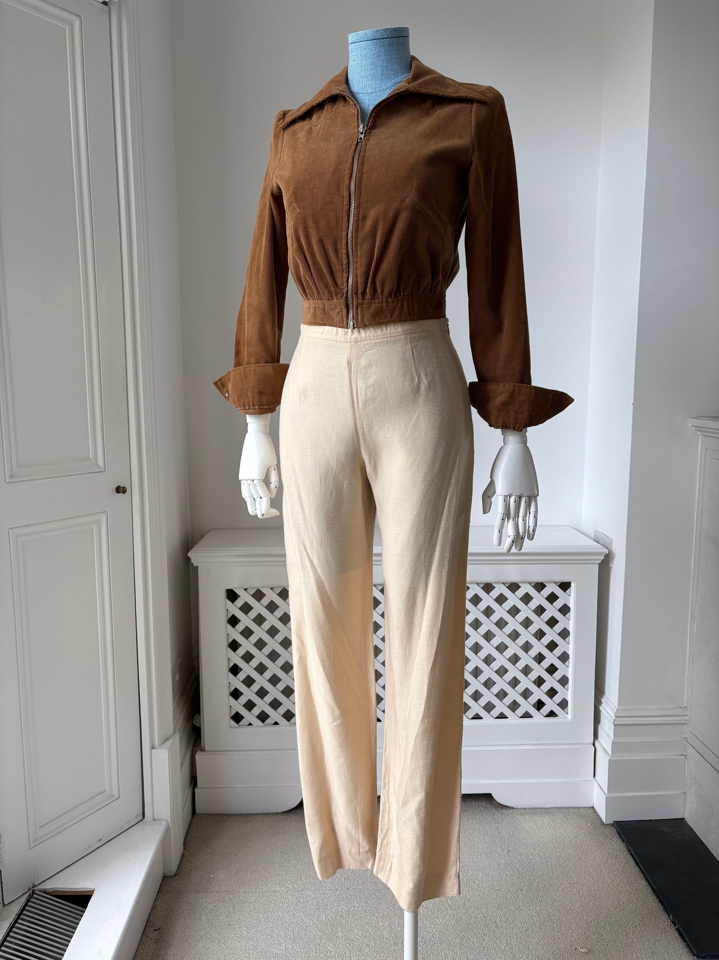1950s Corduroy Cropped Jacket