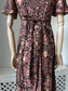 1970s 'Clothes by Samuel Sherman' Indian Block Print Style Dress