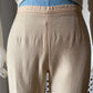 1990s Cream Silk Trousers