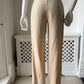1990s Cream Silk Trousers