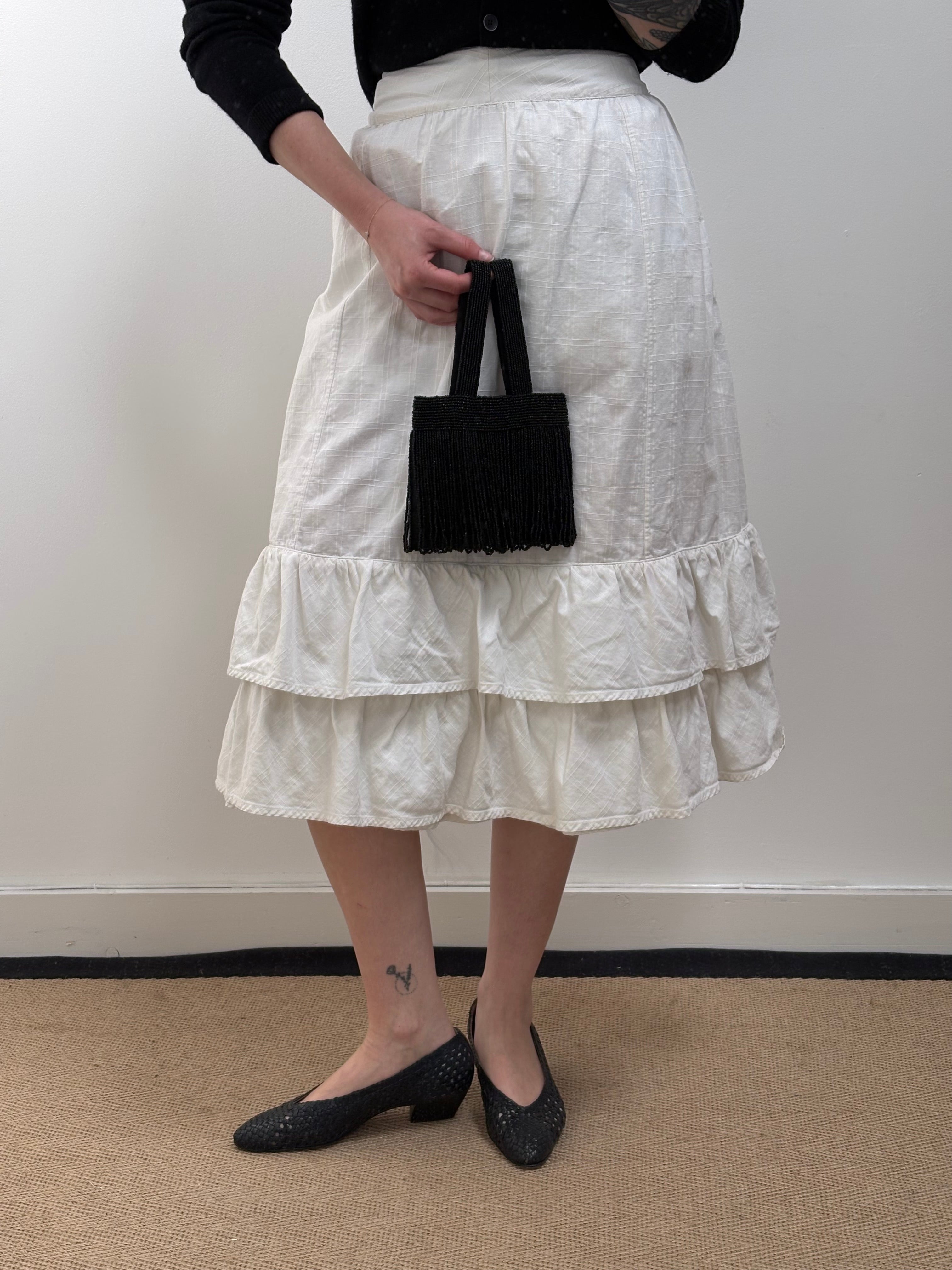 2000s Black Beaded Handbag
