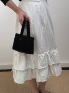 2000s Black Beaded Handbag