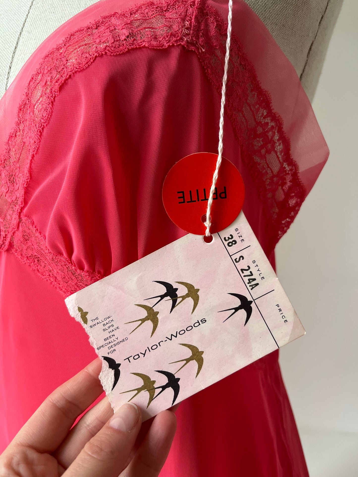 1960s 'Taylor-Woods' New Old Stock Slip and Knicker Set