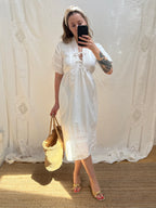 1970s 'French' Connection Cotton Dress