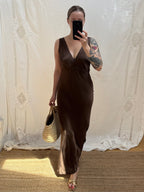 2000s 'Ghost' Brown Dress