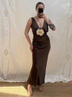 2000s 'Ghost' Brown Dress
