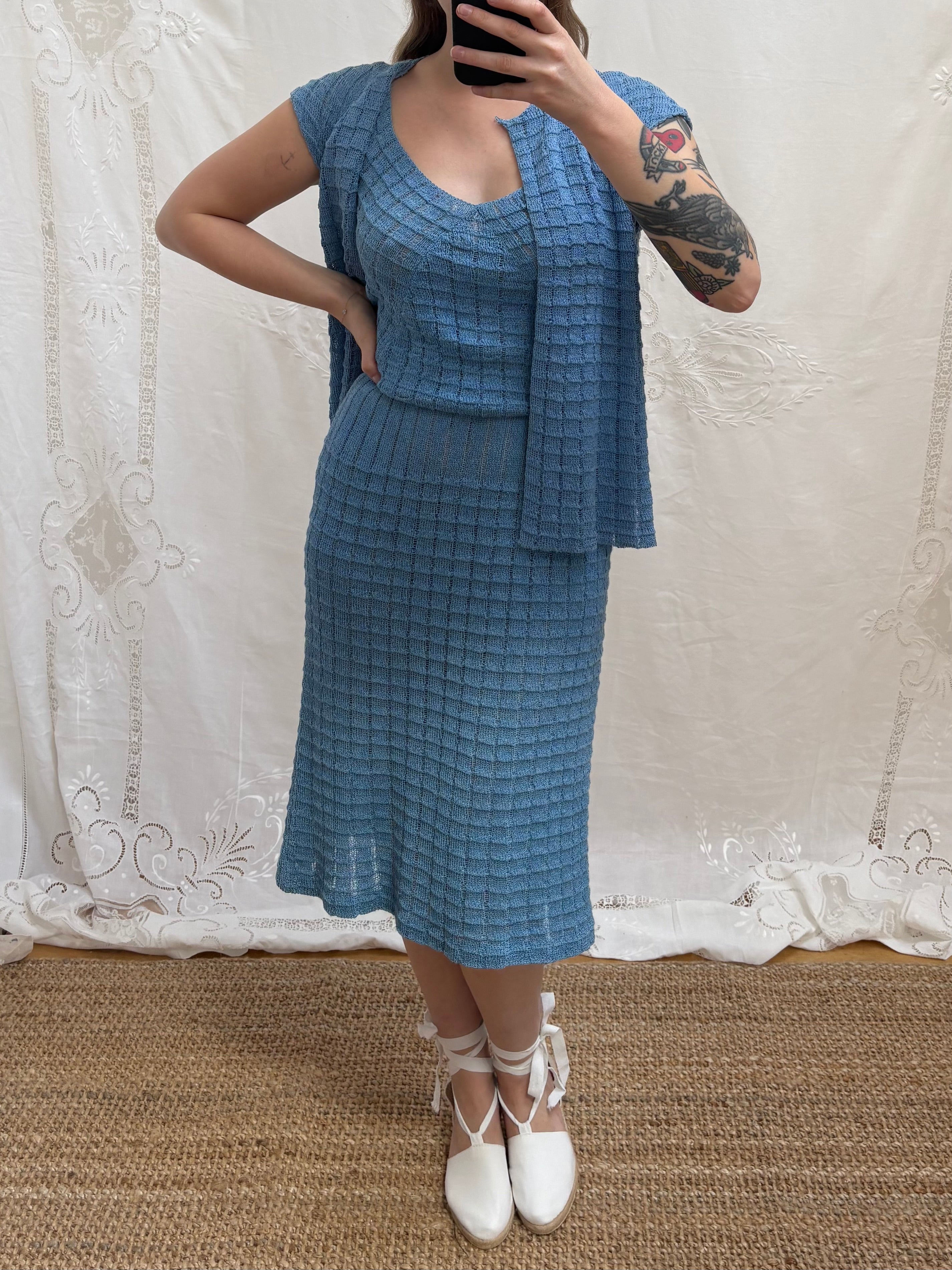 1980s *rare* Mary Farrin Knit Matching Set