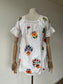 1970s Embroidered Mexican Folk Blouse