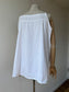 1900s White Cotton Chemise Short Tunic