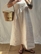 Vintage Birkin Style Basket Handbag