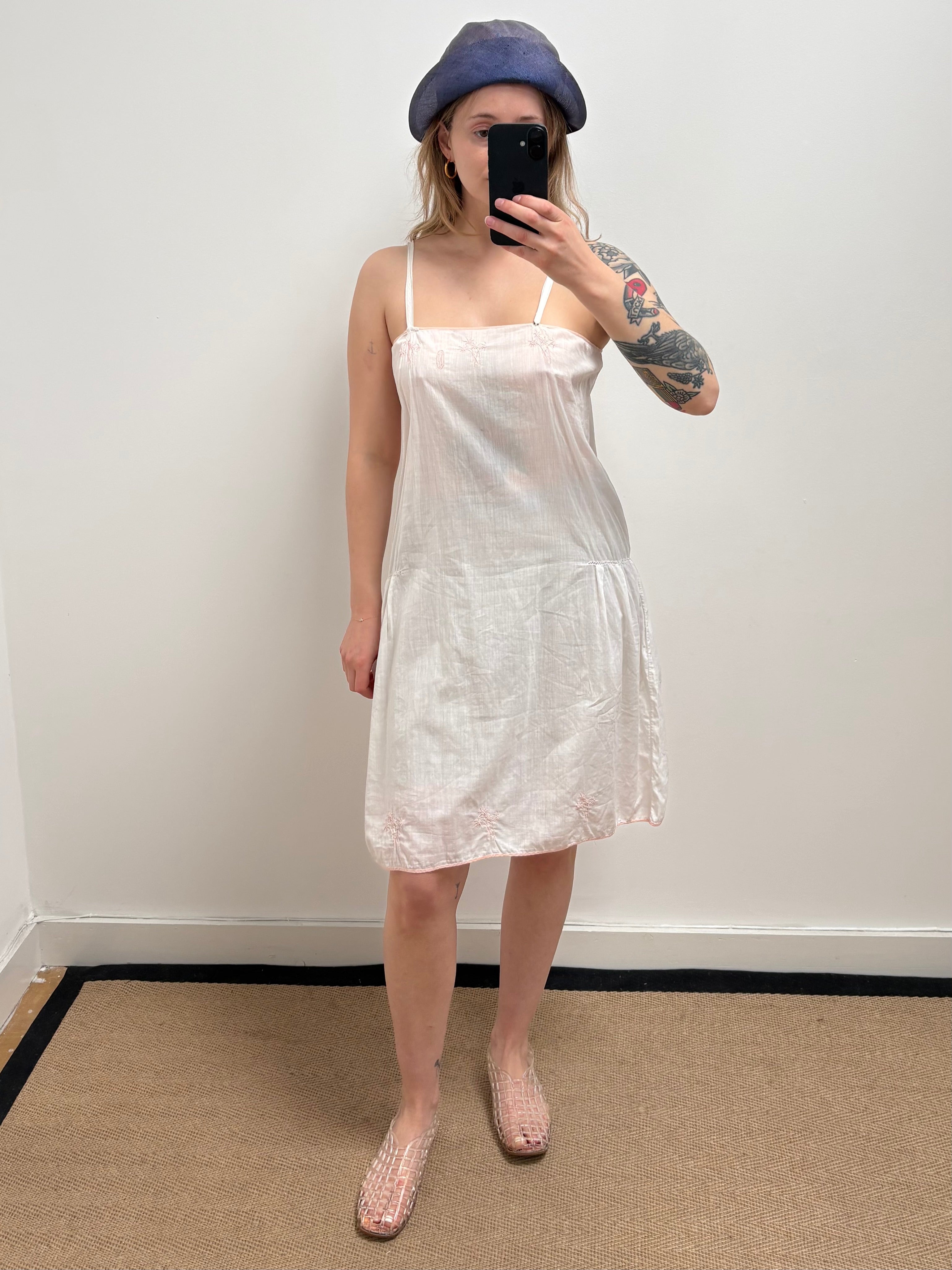 1920s Cotton Slip
