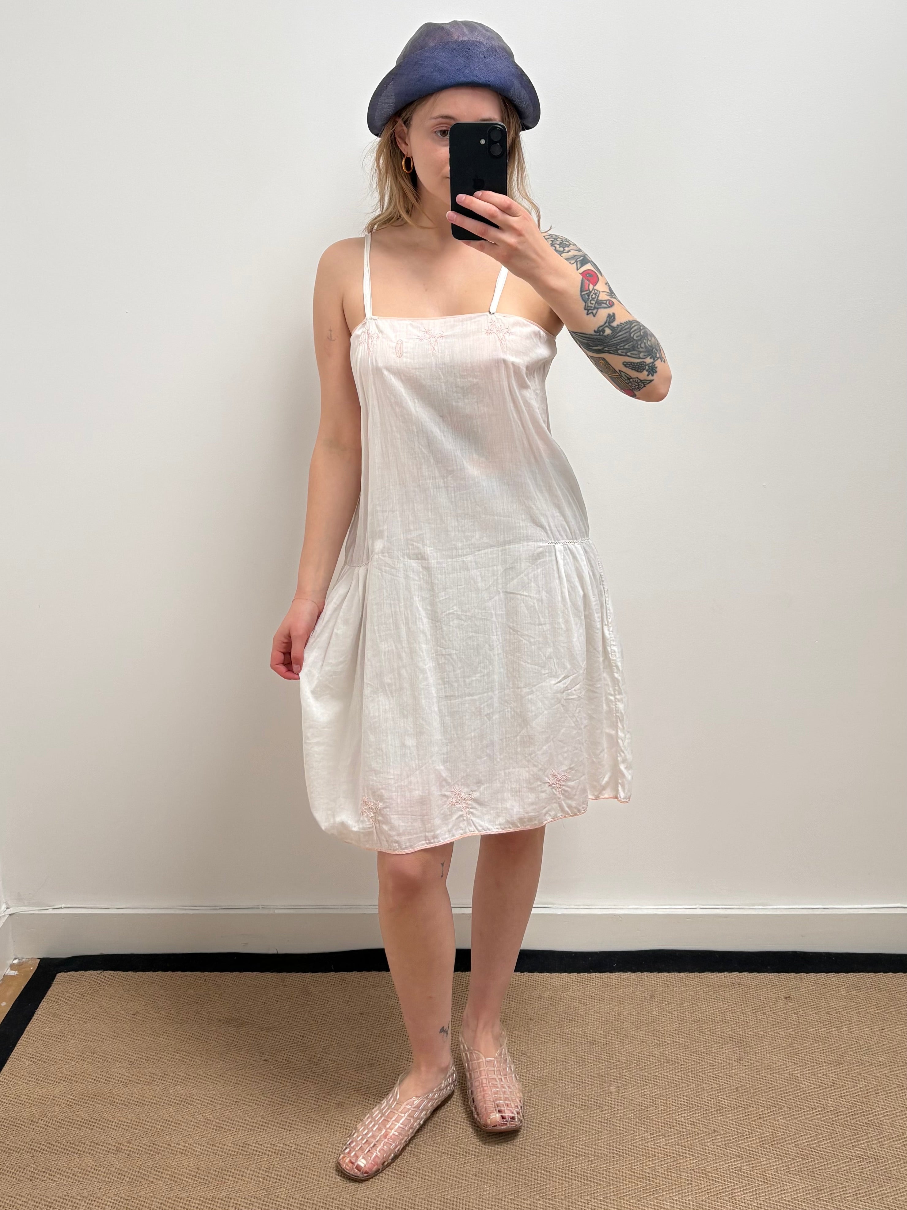 1920s Cotton Slip