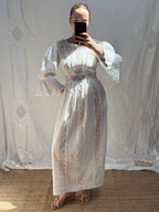 1970s Pure Cotton Mexican Dress