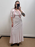 1930s Cotton Matching Dress Set