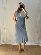 1990s Pure Silk Polka Dot Dress