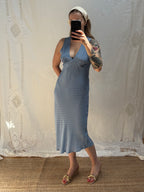 1990s Pure Silk Polka Dot Dress