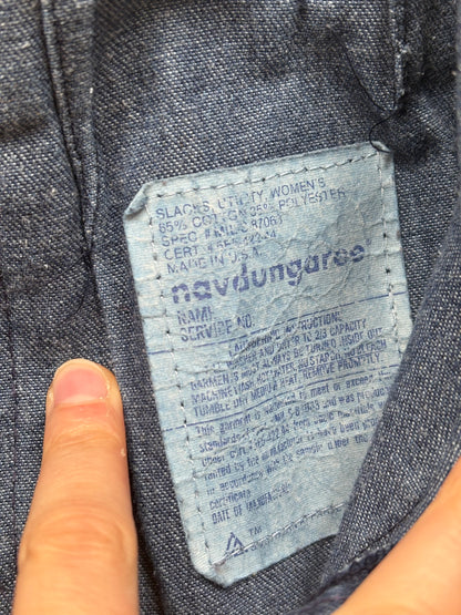 1970s 'Navdungaree' Wide Leg Jeans