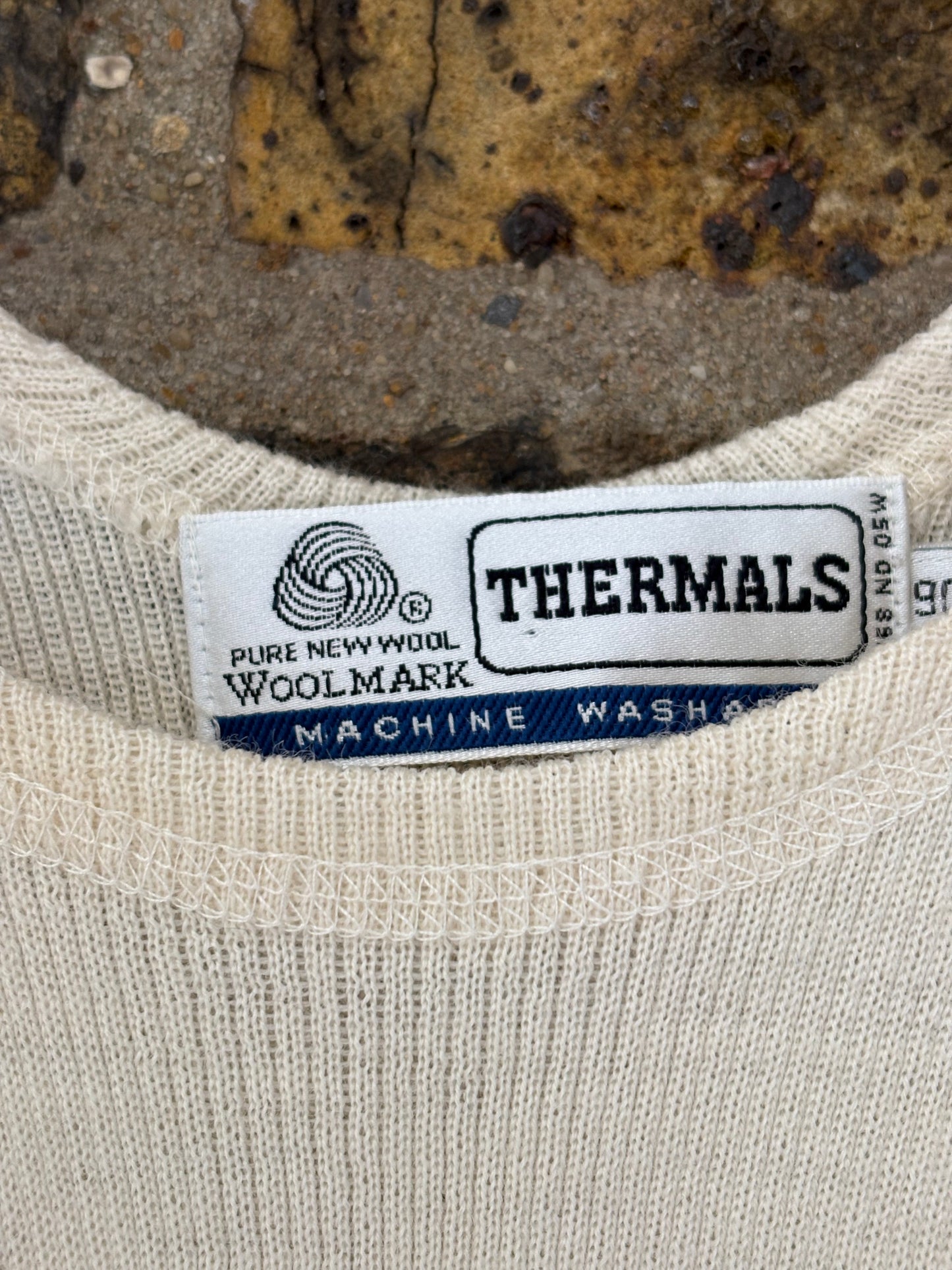 1990s Pure Wool Thermal Vest