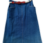 1970s 'Apawe' Denim Skirt