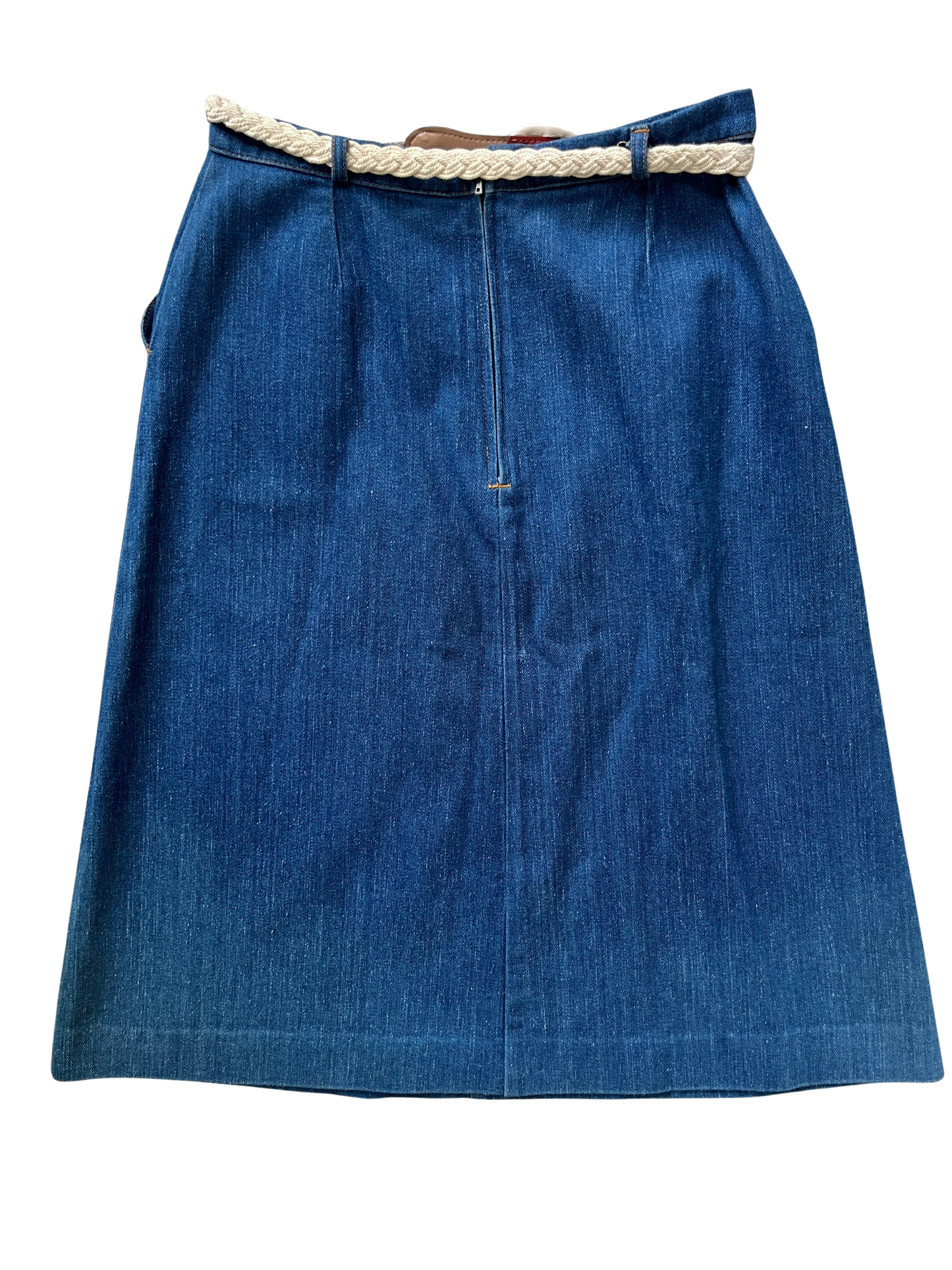 1970s 'Apawe' Denim Skirt