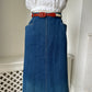 1970s 'Apawe' Denim Skirt