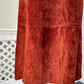 1960s 'Brenzin’ *rare* 100% Suede Leather Dress