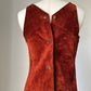 1960s 'Brenzin’ *rare* 100% Suede Leather Dress