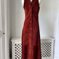 1960s 'Brenzin’ *rare* 100% Suede Leather Dress