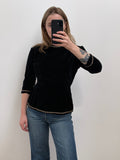 1960s Velvet Blouse