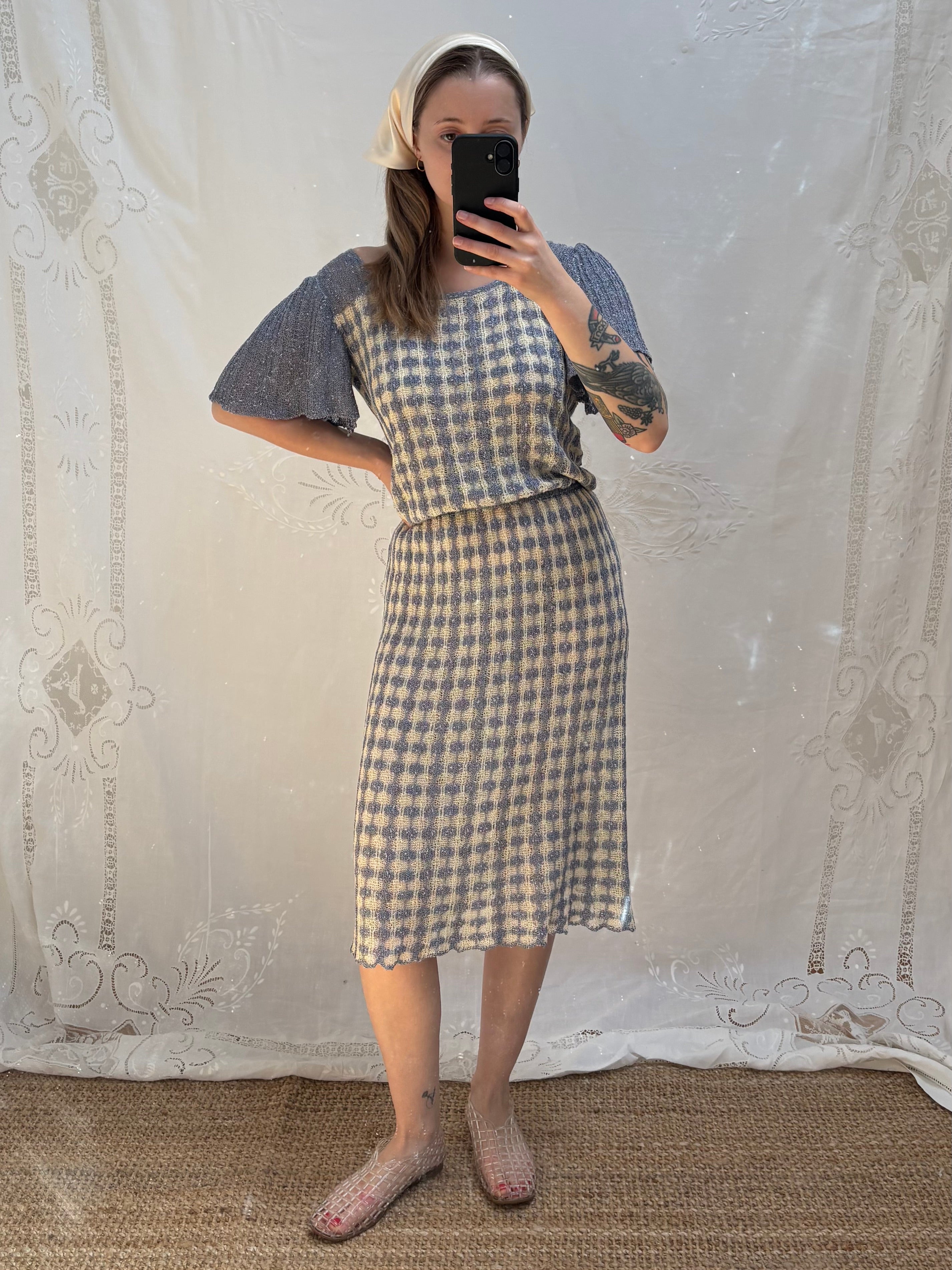 1980s *rare* Mary Farrin Knit Matching Set