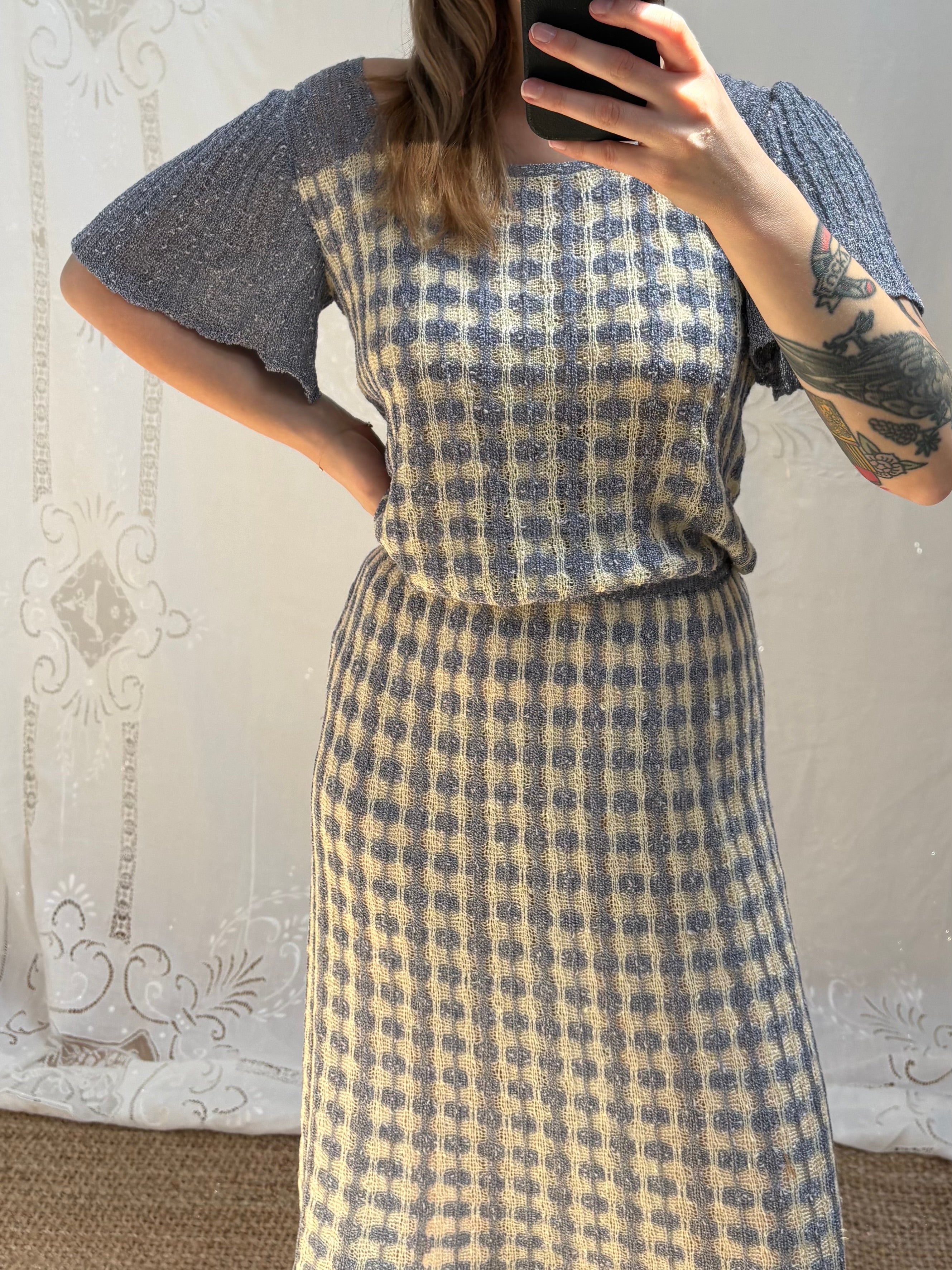 1980s *rare* Mary Farrin Knit Matching Set