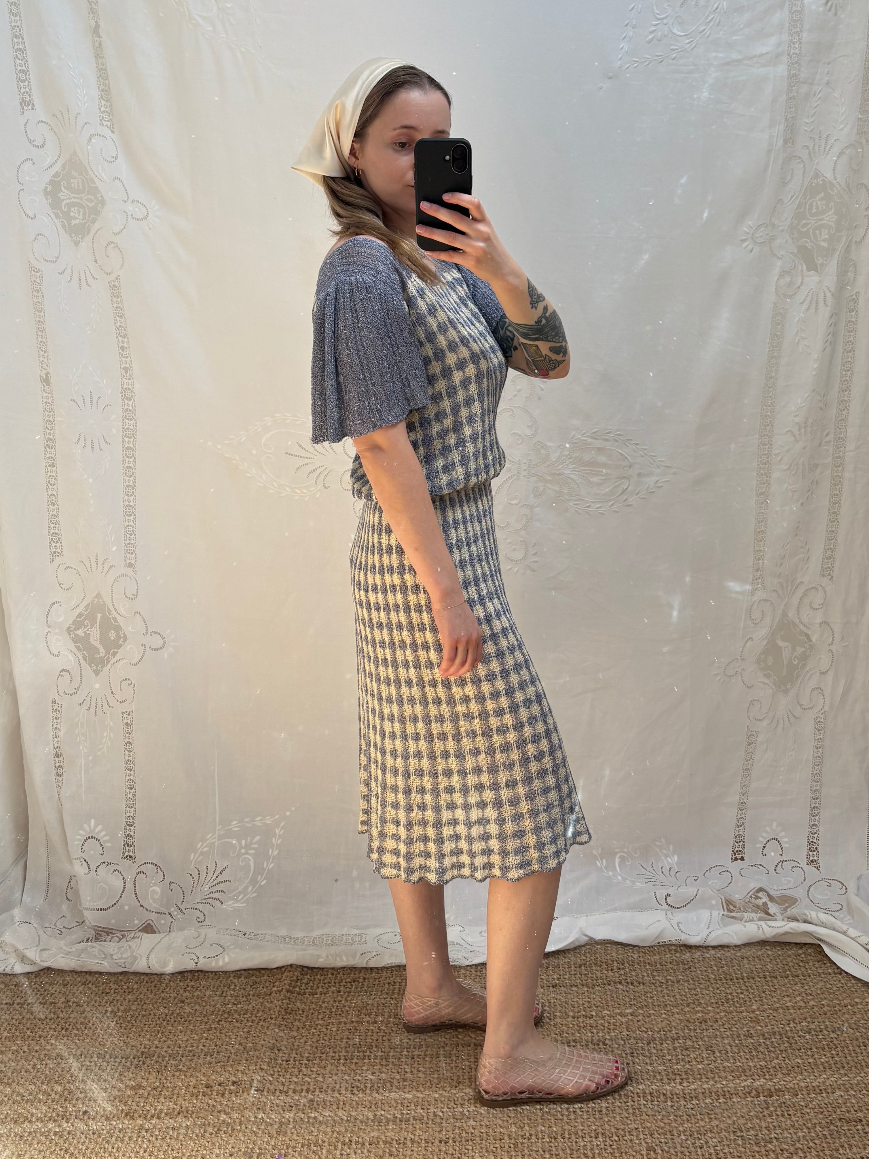 1980s *rare* Mary Farrin Knit Matching Set