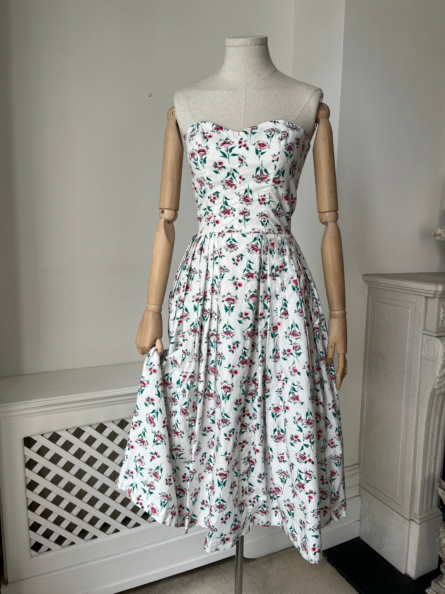 1950s 'California Cottons' Floral Sundress Set