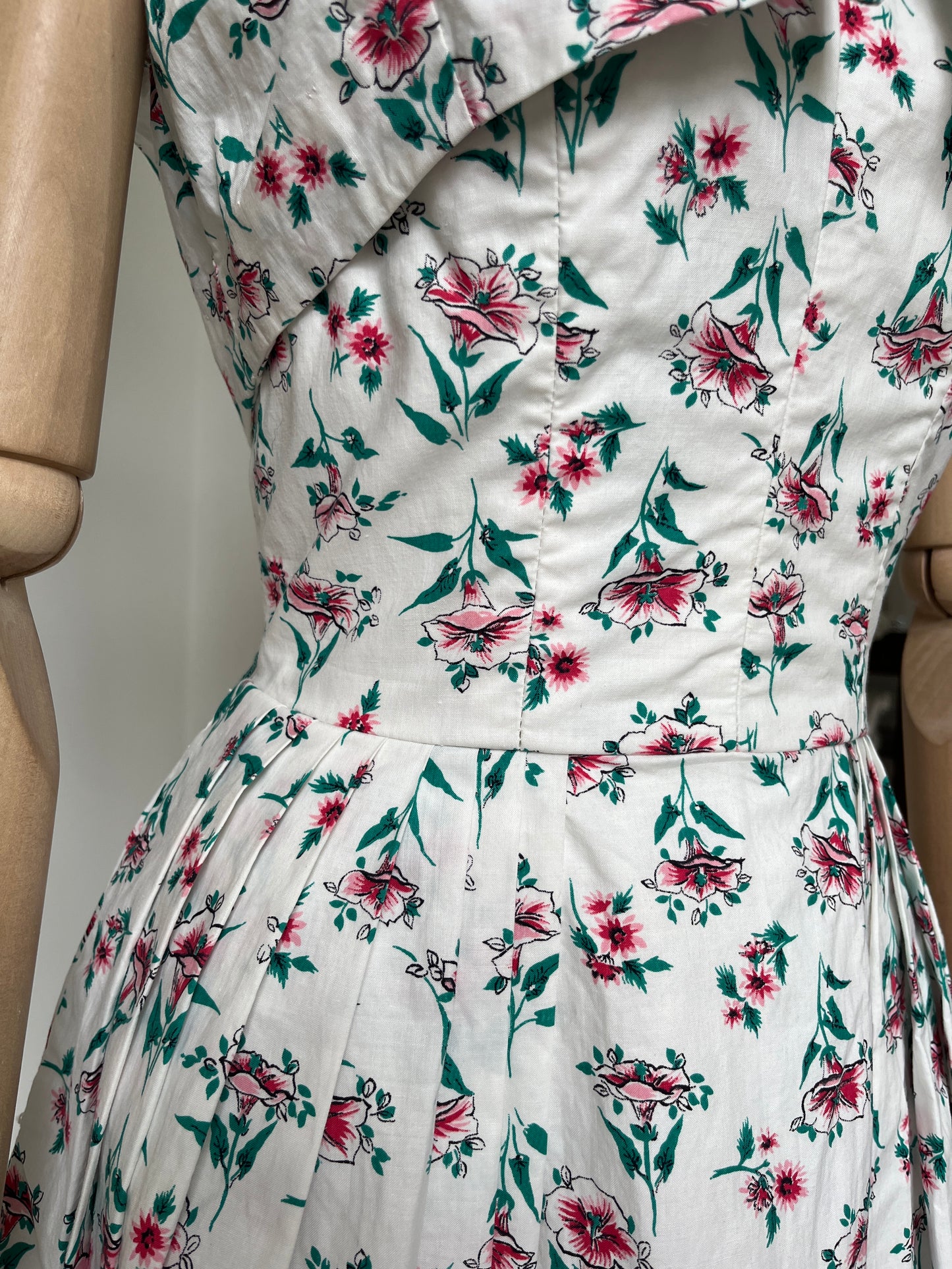 1950s 'California Cottons' Floral Sundress Set