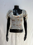 2000s Pure Silk Cowl Blouse