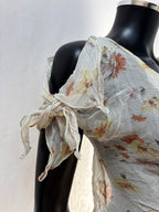 2000s Pure Silk Cowl Blouse