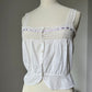 1910s Edwardian Corset Cover with Lilac Ribbon
