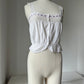 1910s Edwardian Corset Cover with Lilac Ribbon