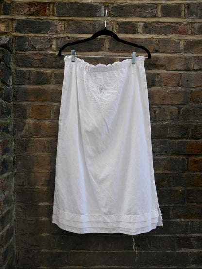 1990s Antique Tablecloth Skirt