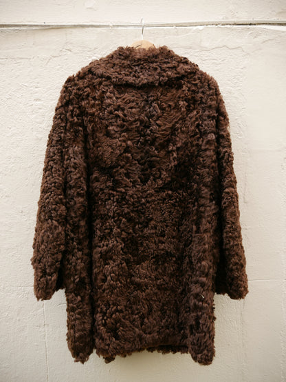 1970s Brown Sheepskin Coat
