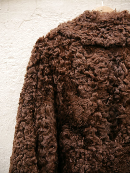 1970s Brown Sheepskin Coat