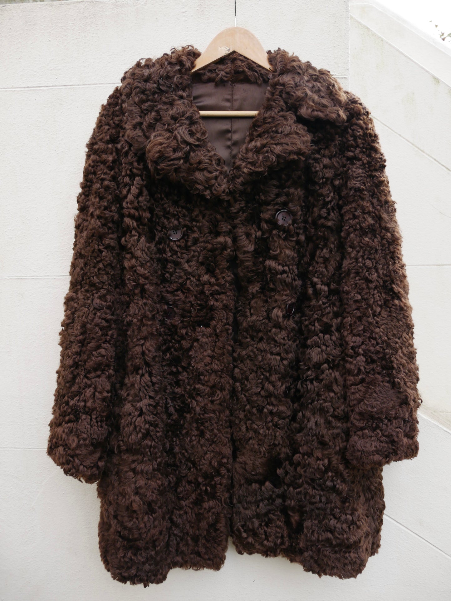 1970s Brown Sheepskin Coat